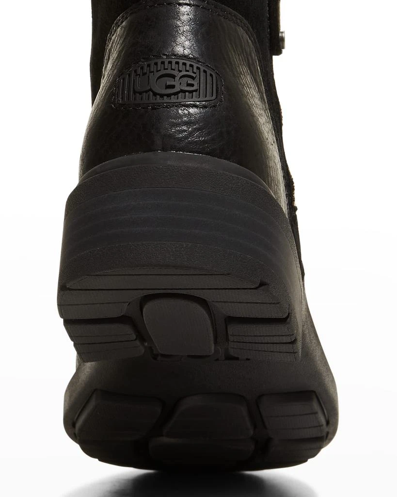 商品UGG|Harrison Waterproof Mix-Leather Zip Ankle Booties,价格¥377,第4张图片详细描述