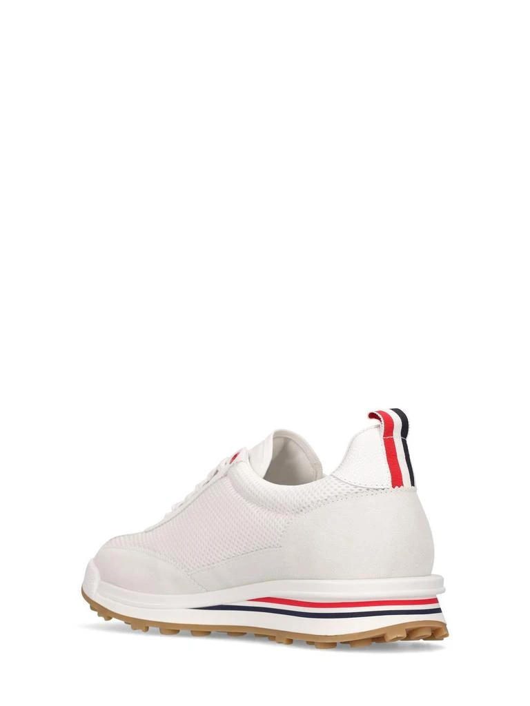 商品Thom Browne|Suede & Tech Runner Low Top Sneakers,价格¥4872,第3张图片详细描述