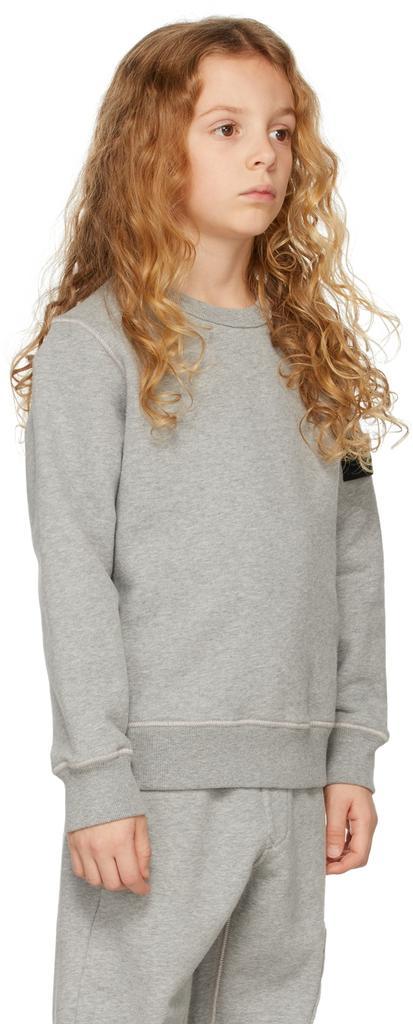 商品Stone Island Junior|Kids Grey Classic Sweatshirt,价格¥1168,第5张图片详细描述