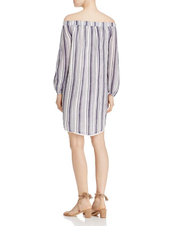 商品Three Dots|Three Dots Off-the-Shoulder Shirt Dress,价格¥633,第2张图片详细描述