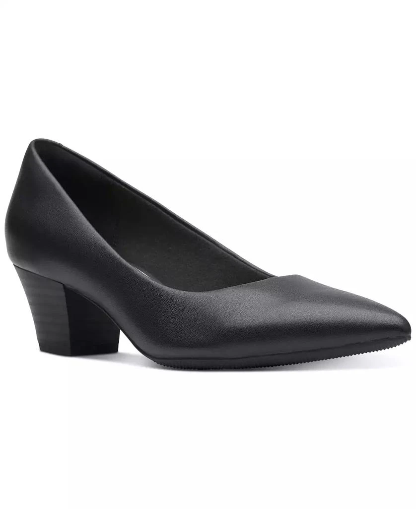 商品Clarks|Women's Teresa Step Block-Heel Comfort Pumps,价格¥496,第1张图片