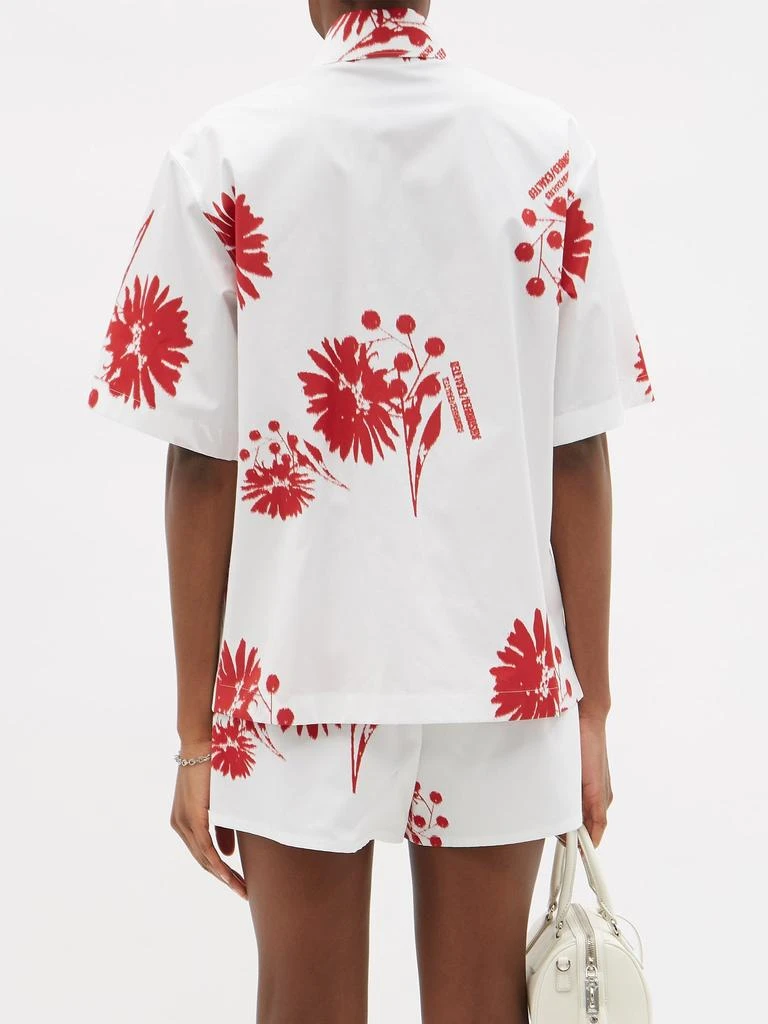 商品Prada|Sunflower-print cotton-poplin shirt,价格¥8937,第5张图片详细描述