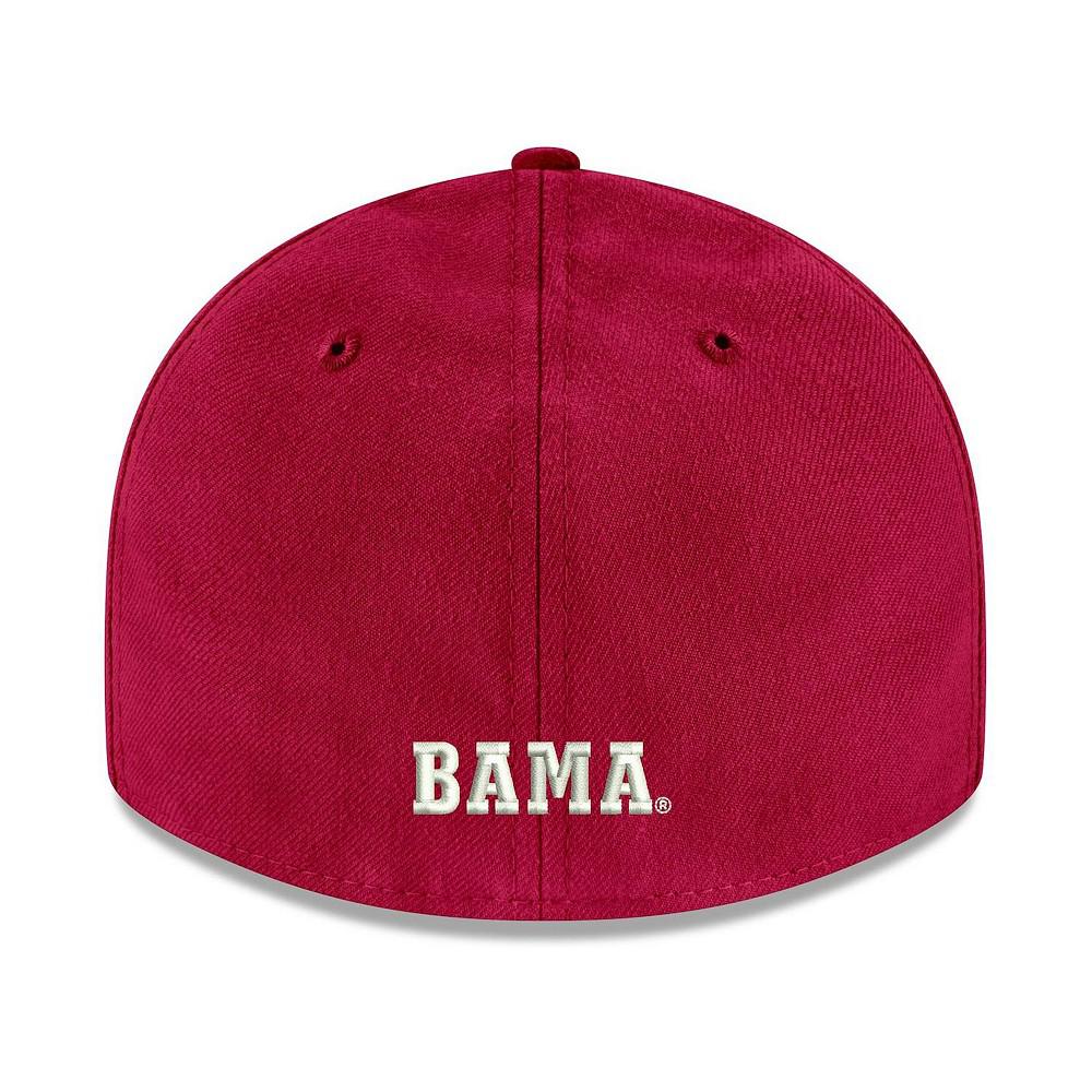 Men's Crimson Alabama Crimson Tide Primary Logo Basic Low Profile 59FIFTY Fitted Hat商品第3张图片规格展示
