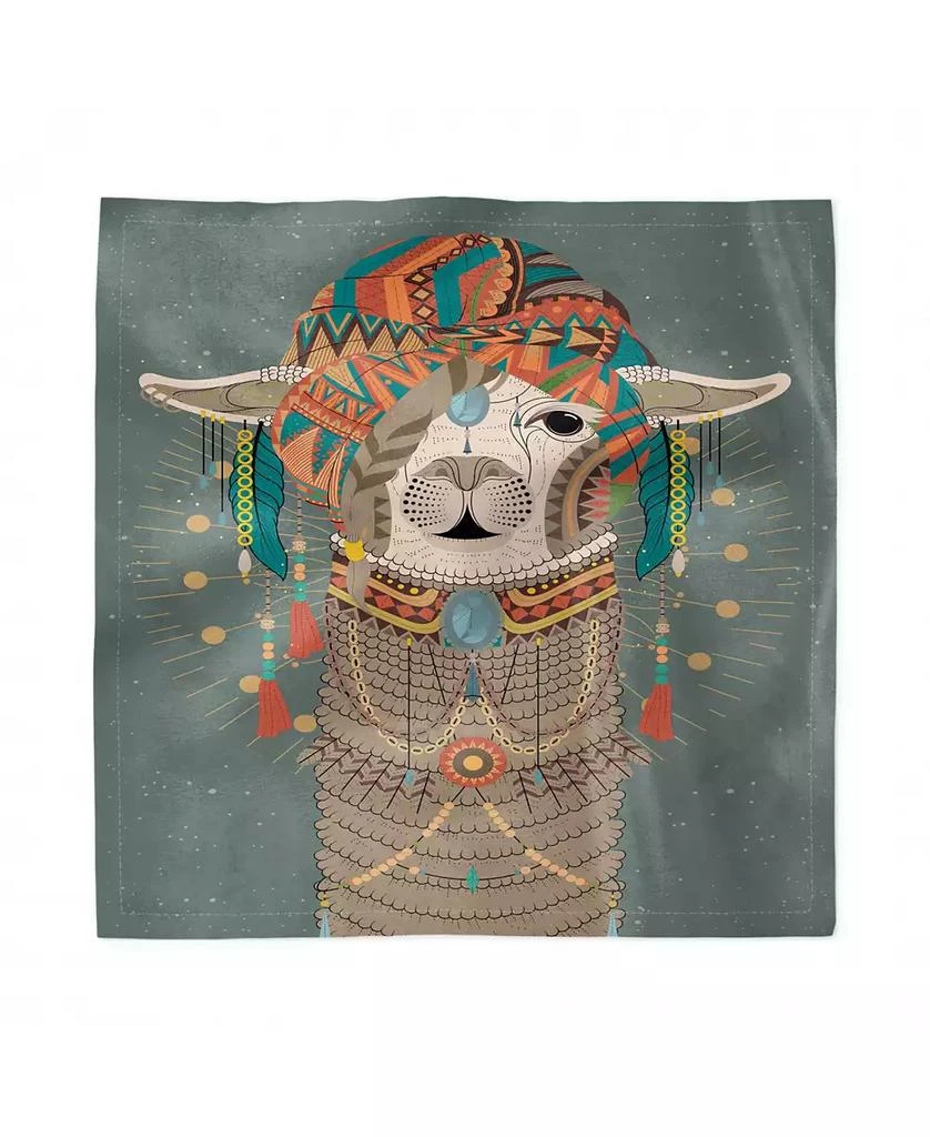 商品Ambesonne|Llama Set of 4 Napkins, 18" x 18",价格¥185,第2张图片详细描述
