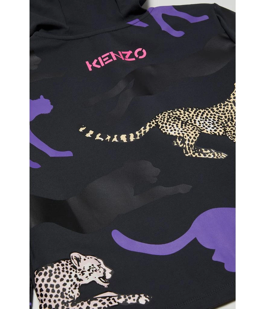 商品Kenzo|Cheetah Print Zip-Up Hoodie (Little Kids/Big Kids),价格¥634,第2张图片详细描述