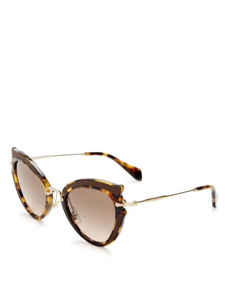 商品Miu Miu|猫眼墨镜, 42mm,价格¥3557,第2张图片详细描述
