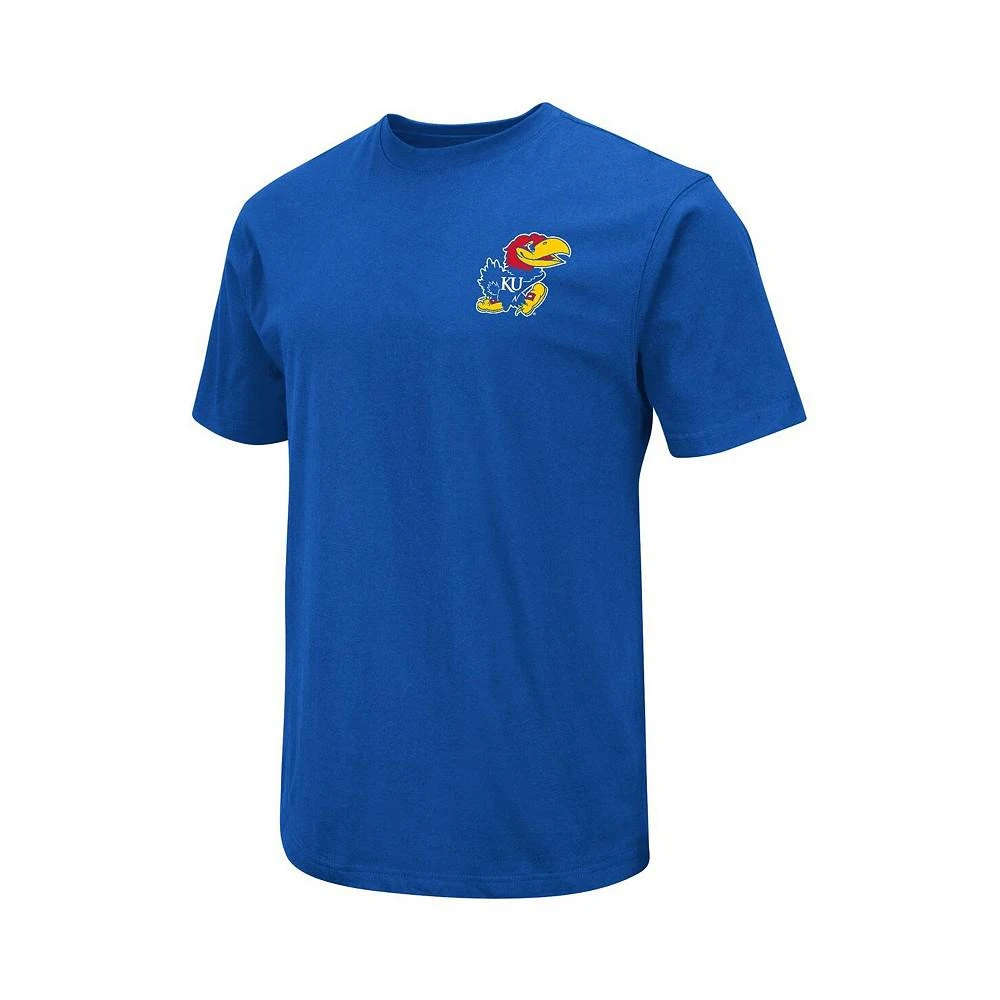 商品Colosseum|Men's Royal Kansas Jayhawks Baseball On-Deck 2-Hit T-shirt,价格¥187,第2张图片详细描述