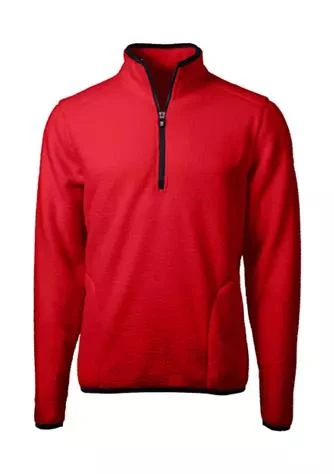 商品Cutter & Buck|Buck Cascade Eco Sherpa Fleece Mens Quarter Zip Jacket,价格¥588,第1张图片