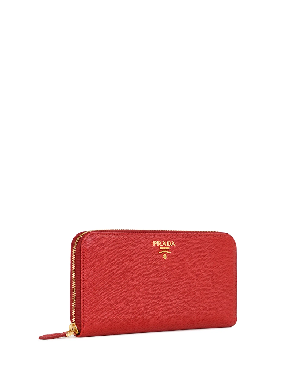 商品Prada|PRADA 女士红色拉链长款钱包 1ML506-QWA-FUOCO,价格¥3812,第1张图片