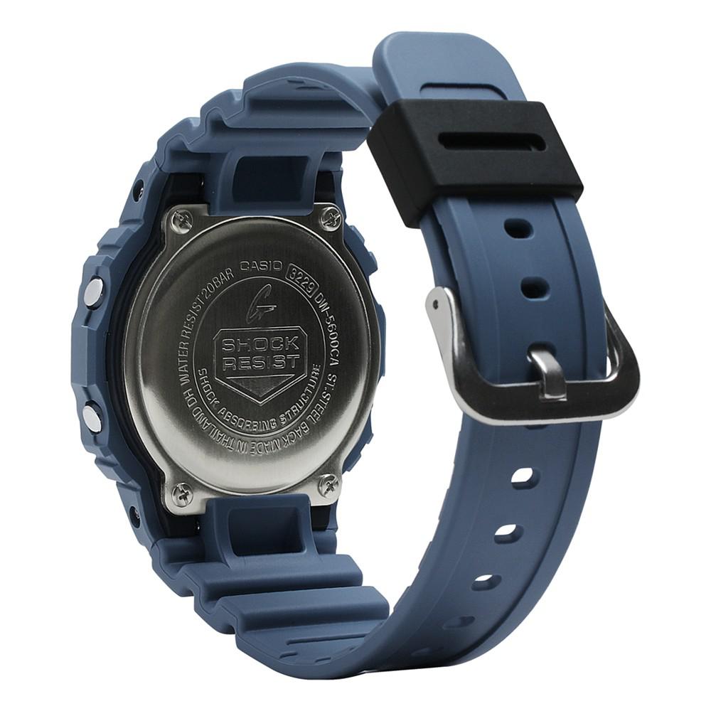 Men's Digital Blue Resin Strap Watch 43mm DW5600CA-2商品第2张图片规格展示