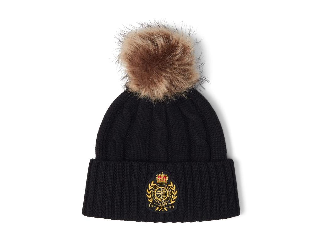Recycled Blend Cable Beanie with Patch商品第1张图片规格展示