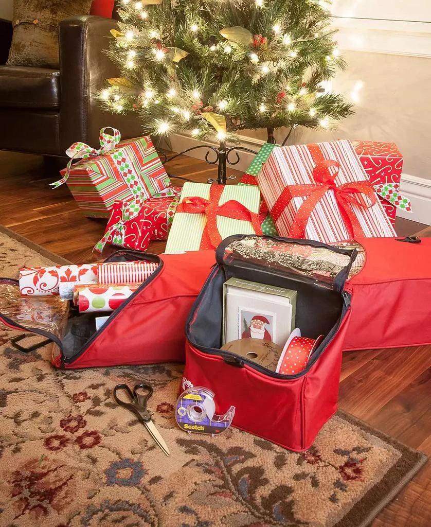 商品Santa's Bag|Over The Door Hanging Wrapping Paper Storage Container,价格¥580,第2张图片详细描述