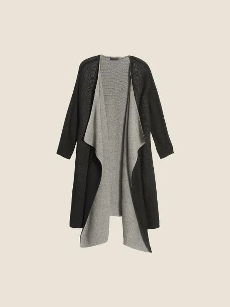 商品DKNY|Two-Tone Cardigan Coat,价格¥1315,第1张图片