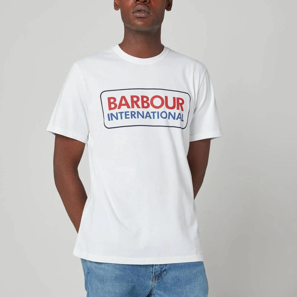 商品Barbour|Barbour International Men's Event Logo T-Shirt - White,价格¥138,第1张图片