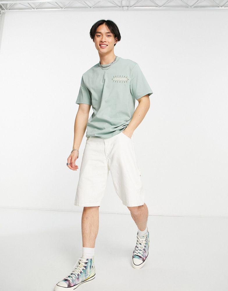 商品Carhartt|Carhartt WIP spaces backprint t-shirt in green,价格¥388,第6张图片详细描述