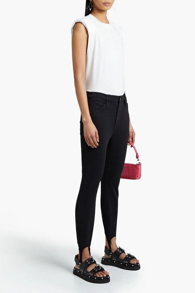 商品FRAME|Le Pixie Ali high-rise stirrup skinny jeans,价格¥570,第2张图片详细描述