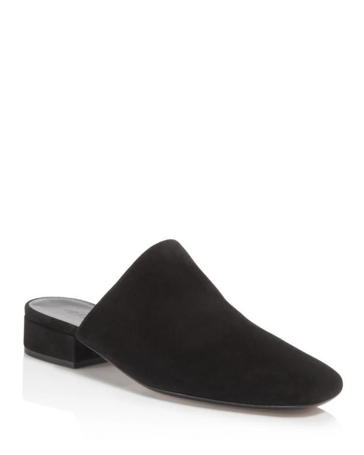 商品Vince|Women's Giorgia Suede Low Heel Mules,价格¥1151,第1张图片