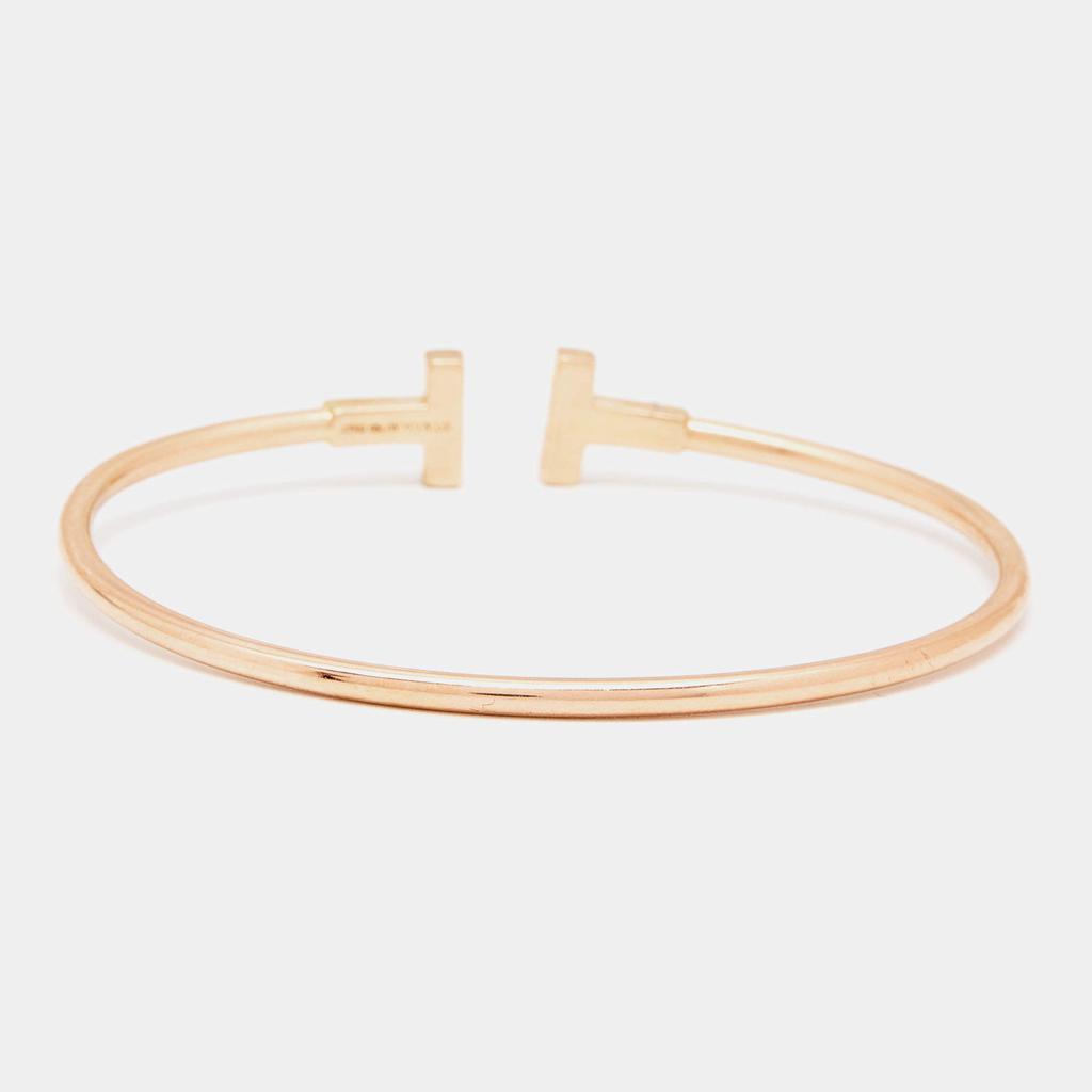 Tiffany & Co. Tiffany T Wire 18k Rose Gold Bracelet商品第3张图片规格展示