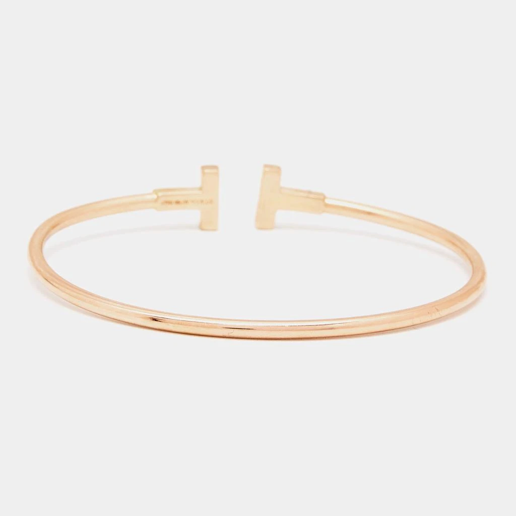 商品[二手商品] Tiffany & Co.|Tiffany & Co. Tiffany T Wire 18k Rose Gold Bracelet,价格¥9419,第3张图片详细描述