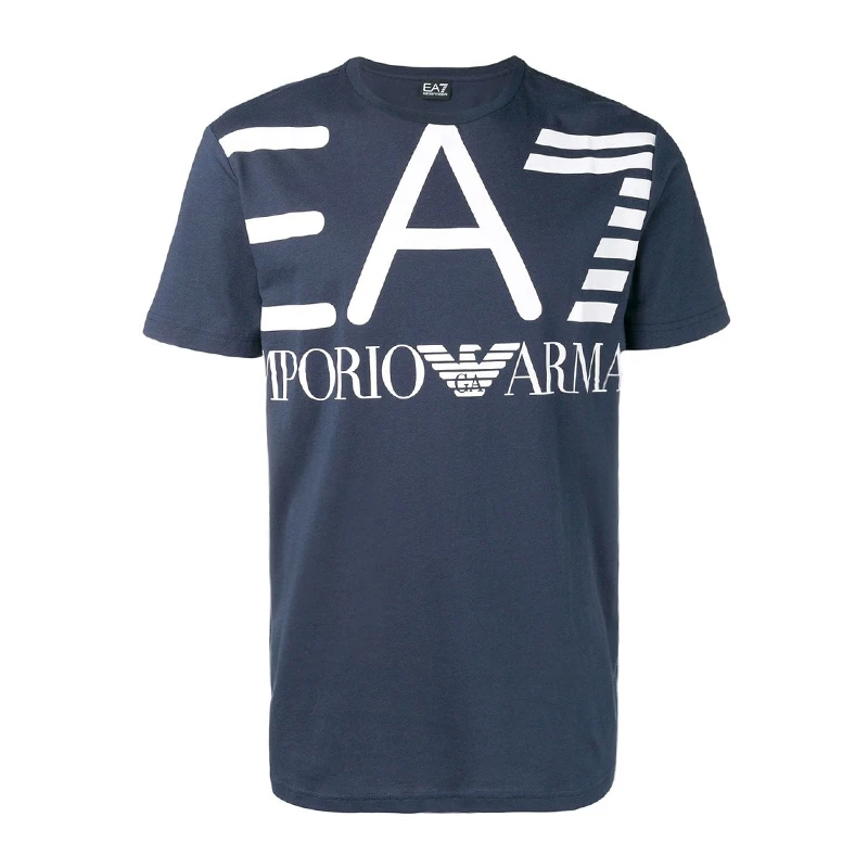 Emporio Armani 安普里奥 阿玛尼 EA7男士短袖T恤深蓝色 3GPT06-J02Z-1554 商品