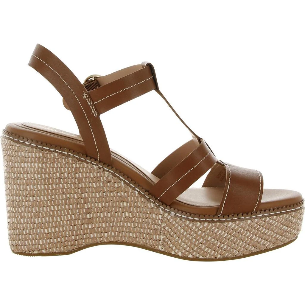 商品Cole Haan|Cole Haan Womens Cloudy All Day Leather Platform Wedge Sandals,价格¥274,第3张图片详细描述