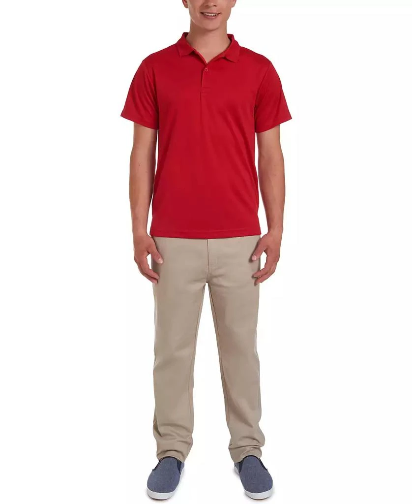 商品Nautica|Young Men Uniform Short Sleeve Performance Stretch Polo,价格¥118,第3张图片详细描述