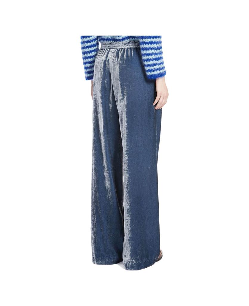 Max Mara Weekend Cimone Blue Trousers商品第4张图片规格展示