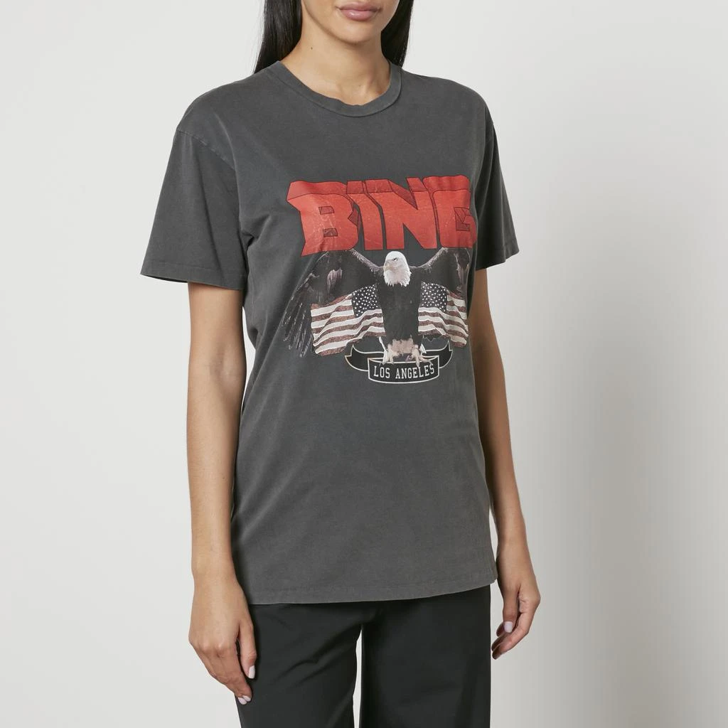 商品ANINE BING|Anine Bing Vintage Bing Cotton-Jersey T-Shirt,价格¥802,第1张图片