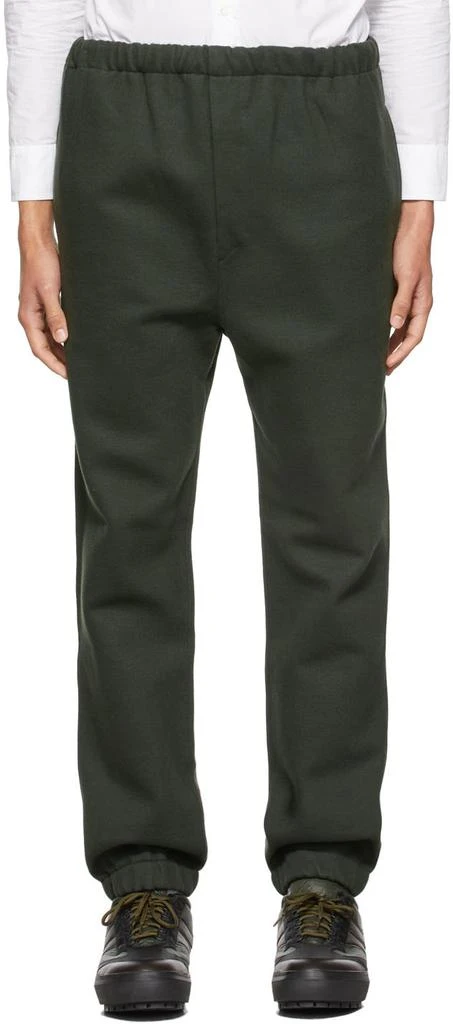 商品Lemaire|Green Fleece Lounge Pants,价格¥2233,第1张图片