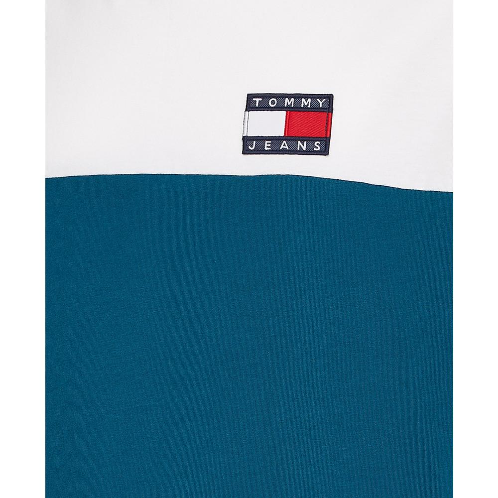Men's Colorblocked Badge Short Sleeve T-shirt商品第4张图片规格展示