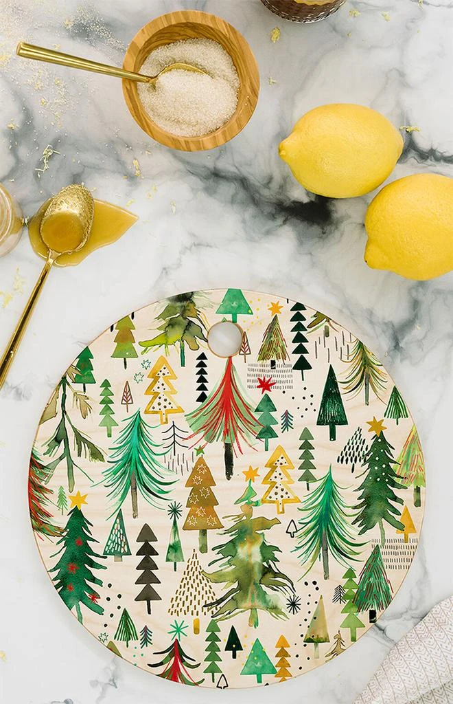 商品DENY Designs|Ninola Design Colorful Christmas Trees Cutting Board,价格¥290,第2张图片详细描述