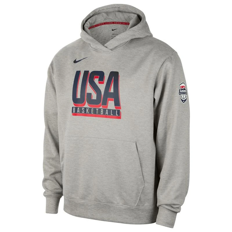 商品NIKE|Nike USA Olympics 24 Practice Fleece Hoodie - Men's,价格¥380,第1张图片