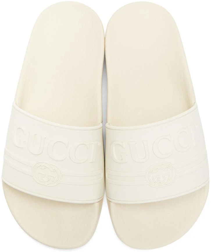 商品Gucci|White Pursuit Pool Slides,价格¥2278,第5张图片详细描述