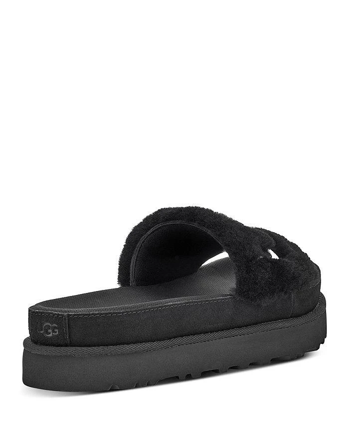 商品UGG|Women's Laton Logo-Embroidered Slide Sandals,价格¥524,第4张图片详细描述