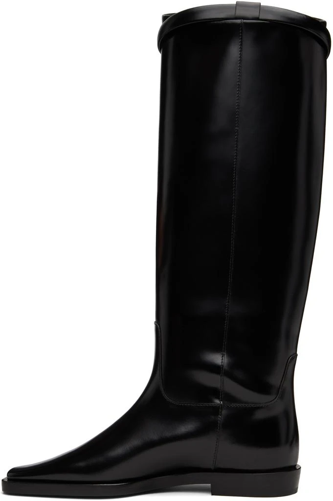 商品Totême|Black 'The Riding' Tall Boots,价格¥8887,第3张图片详细描述