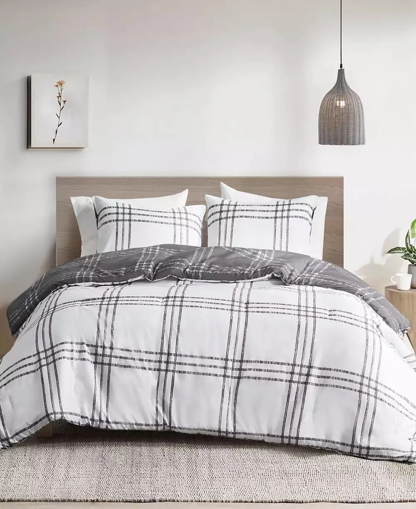 商品Intelligent Design|Pike Plaid 3-Pc. Comforter Set,价格¥563,第1张图片详细描述