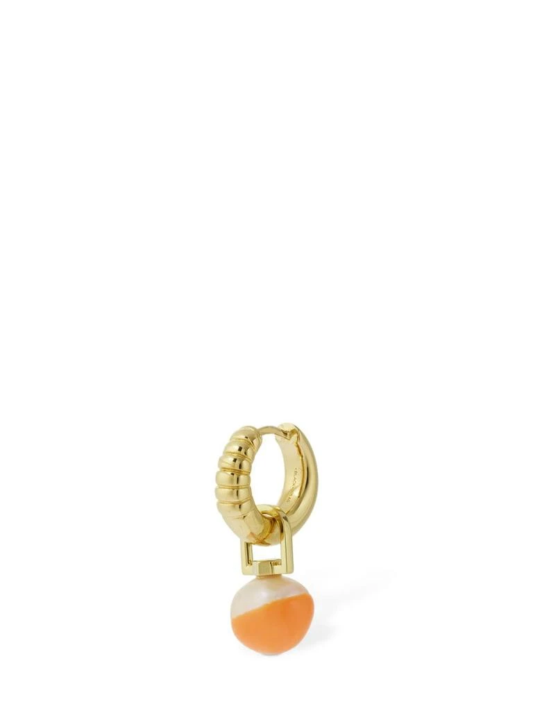 商品Maria Black|Samba Tangerine Huggie Mono Earring,价格¥498,第3张图片详细描述