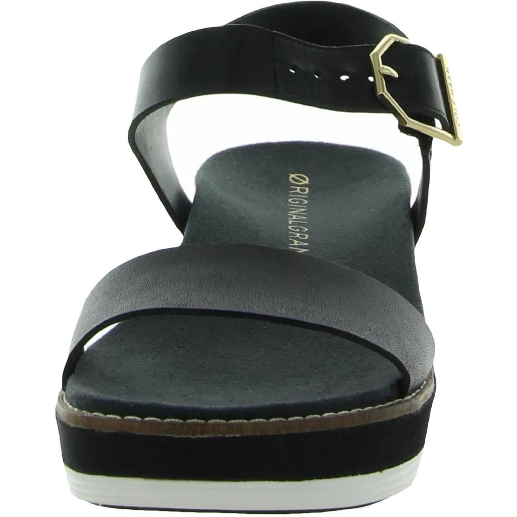 商品Cole Haan|Cole Haan Womens Grand Ankle Strap Slide On Flatform Sandals,价格¥330,第3张图片详细描述