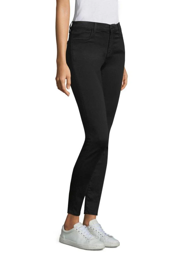 商品J Brand|620 Black Sateen Super Skinny Jeans,价格¥735,第3张图片详细描述