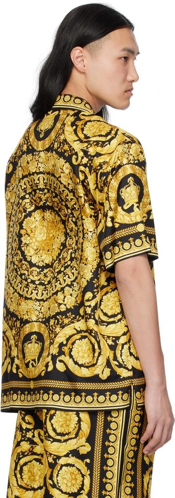 商品Versace|黑色 Barocco Silk 衬衫,价格¥9561,第3张图片详细描述