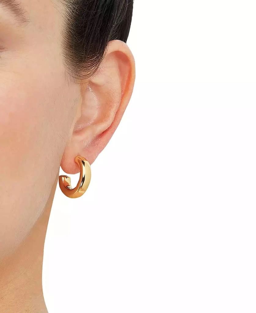 商品Macy's|Polished Chunky Small Hoop Earrings in 14k Gold,价格¥4506,第2张图片详细描述