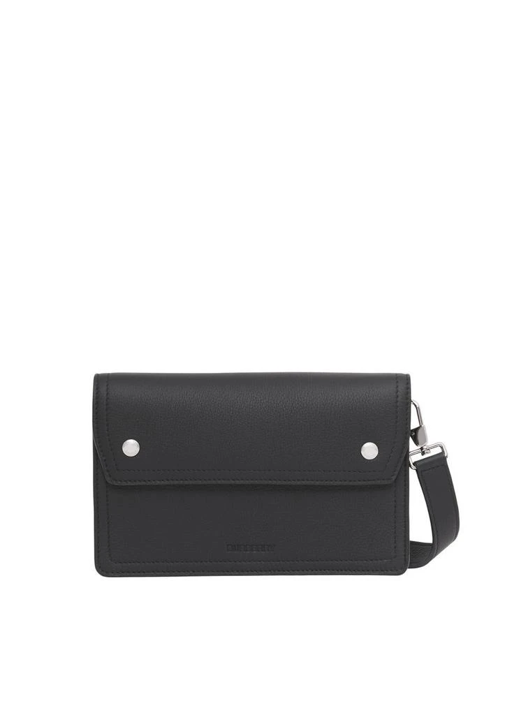 商品Burberry|Grainy leather crossbody bag,价格¥7630,第1张图片