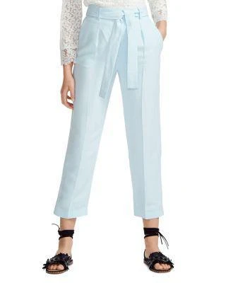 商品Maje|Palizane Cropped Straight-Leg Pants,价格¥1094,第1张图片