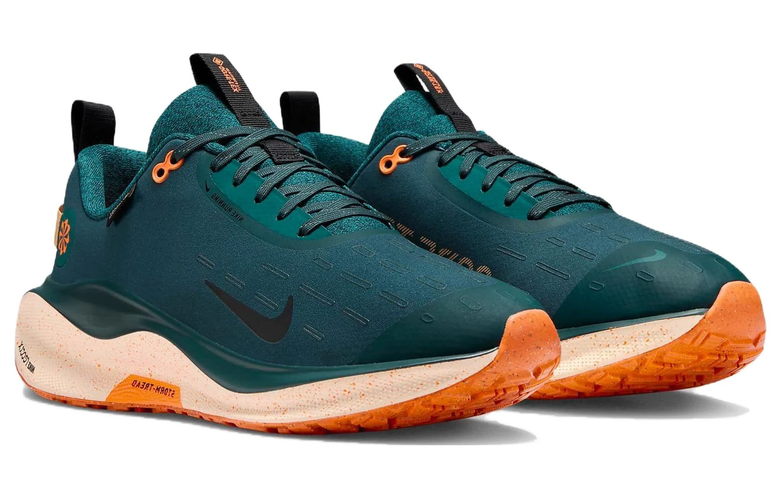 商品[国内直发] NIKE|React Infinity Run Flyknit 4 GTX 舒适百搭 低帮 休闲跑步鞋 男款 绿色,价格¥623,第4张图片详细描述