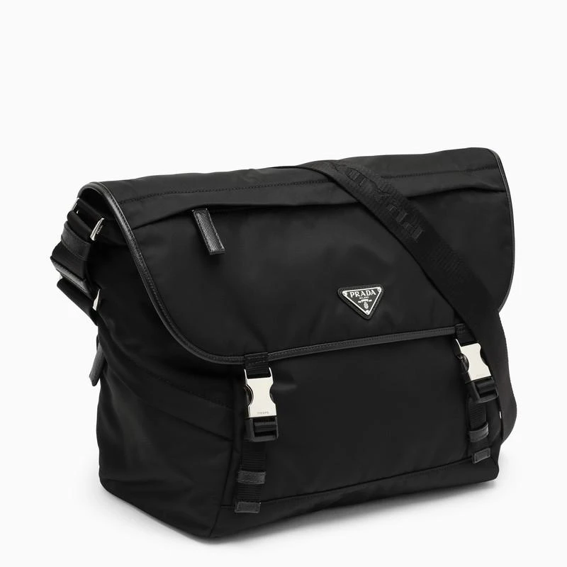 商品Prada|Black Re-Nylon messenger bag,价格¥14584,第3张图片详细描述