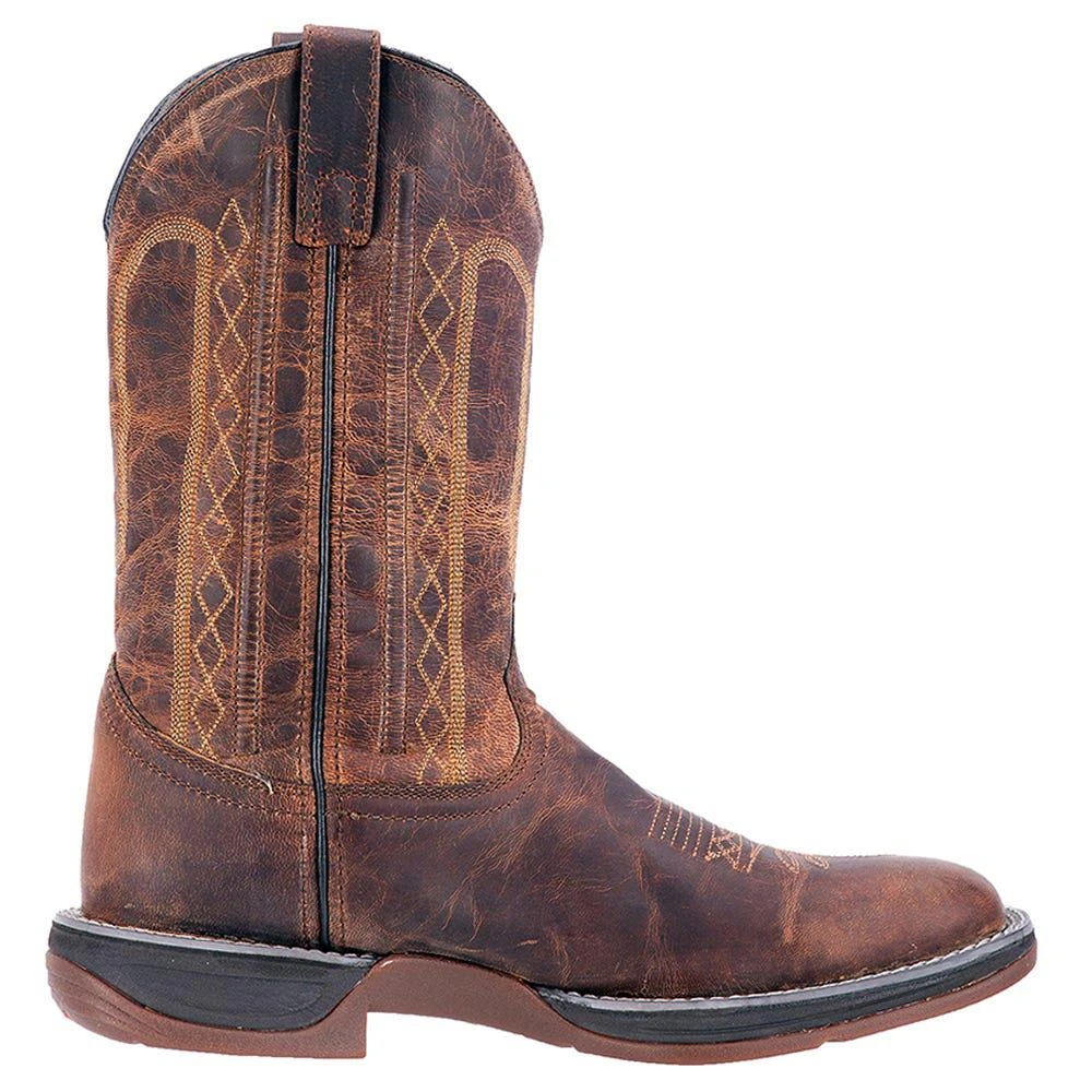 商品Laredo|Bennett Distressed Square Toe Cowboy Boots,价格¥1033,第1张图片