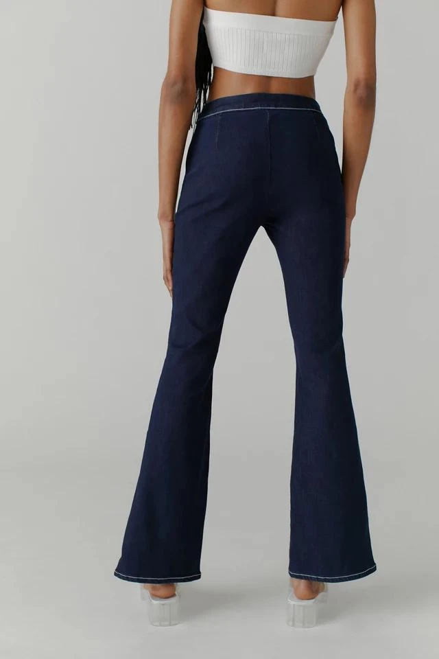 商品BDG|BDG Ariana Split Hem Flare Jean - Dark Wash,价格¥75,第2张图片详细描述