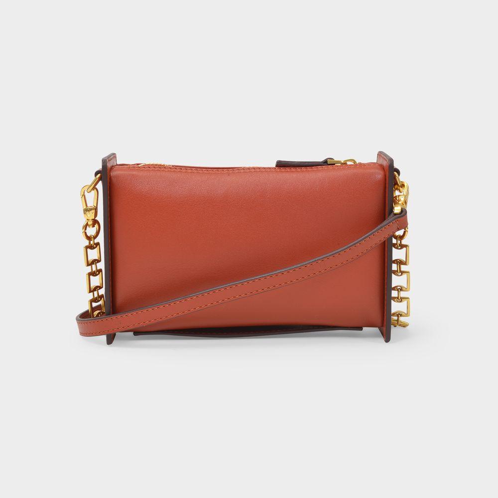 Mini Carmen Bag in Burgundy Leather商品第3张图片规格展示