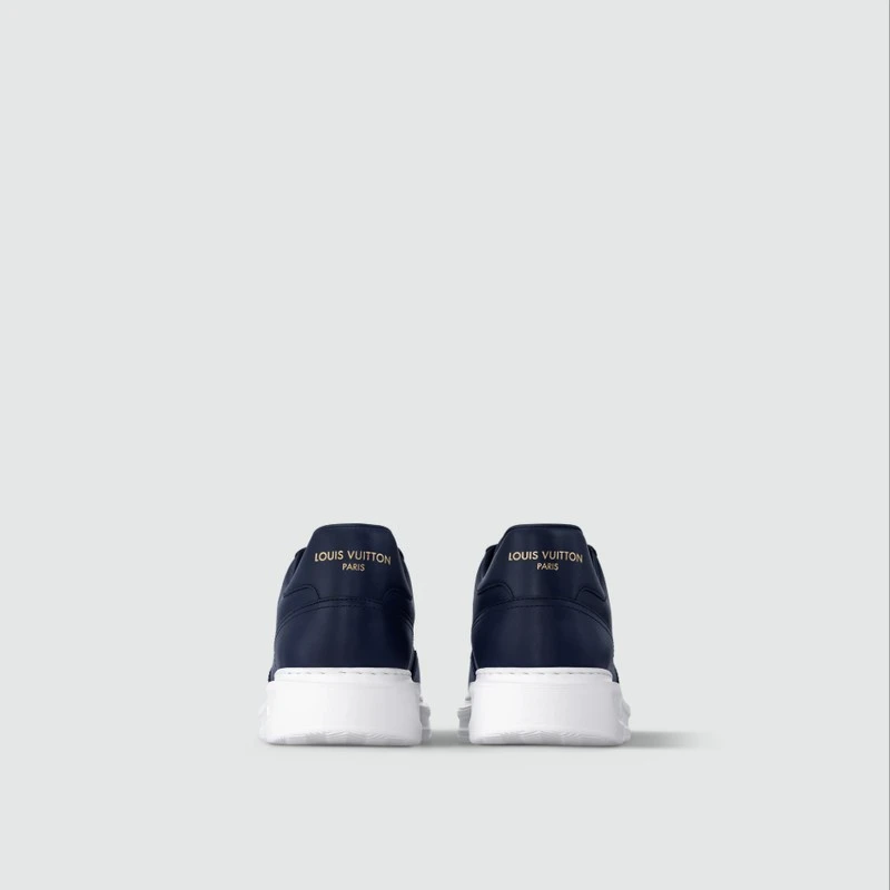 商品Louis Vuitton|【预售3-7天】LV/路易威登 男士海军蓝小牛皮休闲运动鞋,价格¥7908,第5张图片详细描述