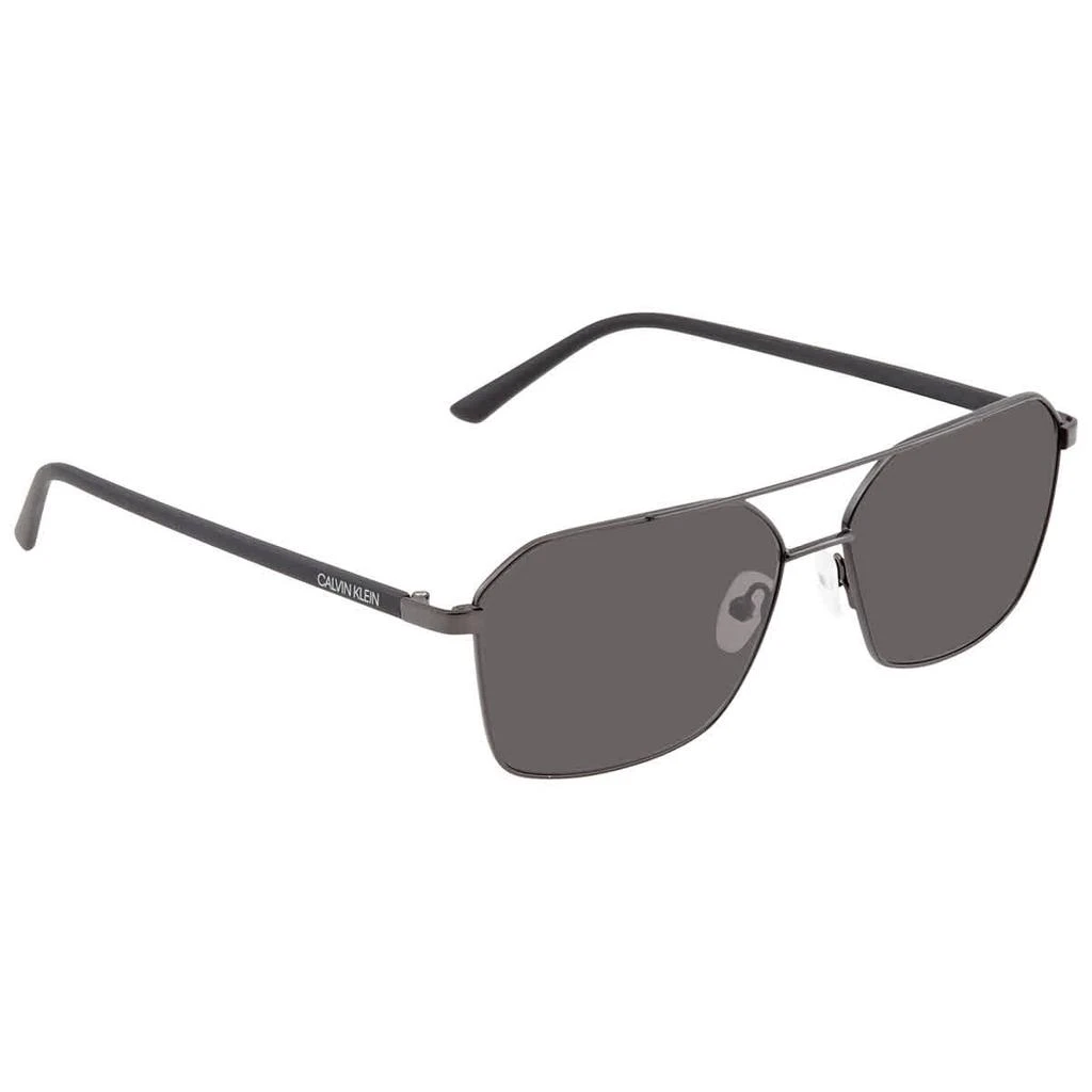商品Calvin Klein|Calvin Klein Grey Navigator Mens Sunglasses CK20300S 008 58,价格¥210,第1张图片